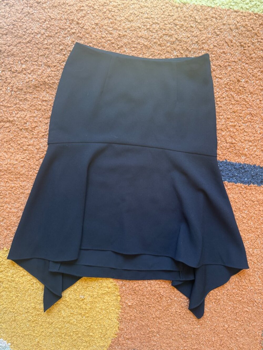 T by ALEXANDER WANG Black Skirt Pencil Asymmetrical Size 4